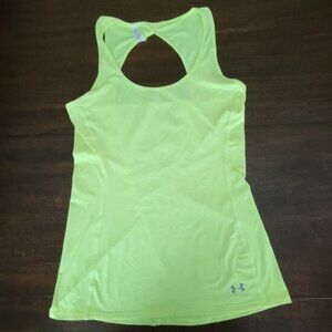 Under Armour Tank Top Women's  Running Heatgear Fitted Tank Top Sz S